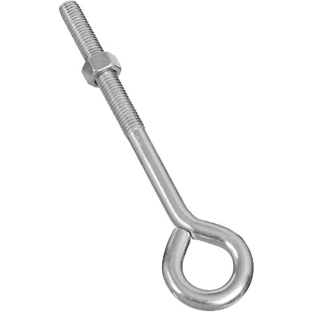 1/2 In. x 8 In. Zinc Eye Bolt with Hex Nut